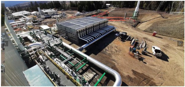 Pipeline compressor station equipment, Dawson Creek, British Columbia